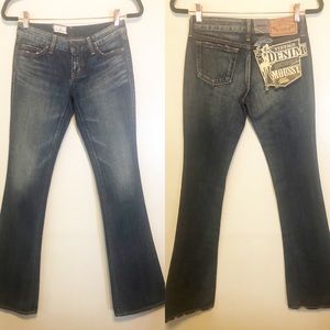 New Moussy Vintage Y2K Low Rise Bootcut Jeans 25